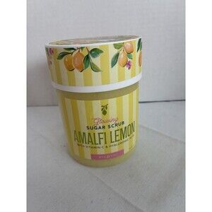 Mia & Co Glowing Sugar Scrub Amalfi  Lemon w/ Vitamin C & Hyaluronic Acid NEW
